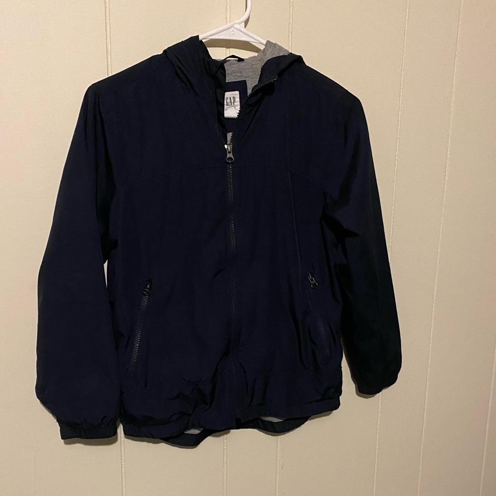 Gap boys size L navy blue light jacket